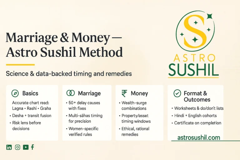 Method of Marriage & Money Astrology